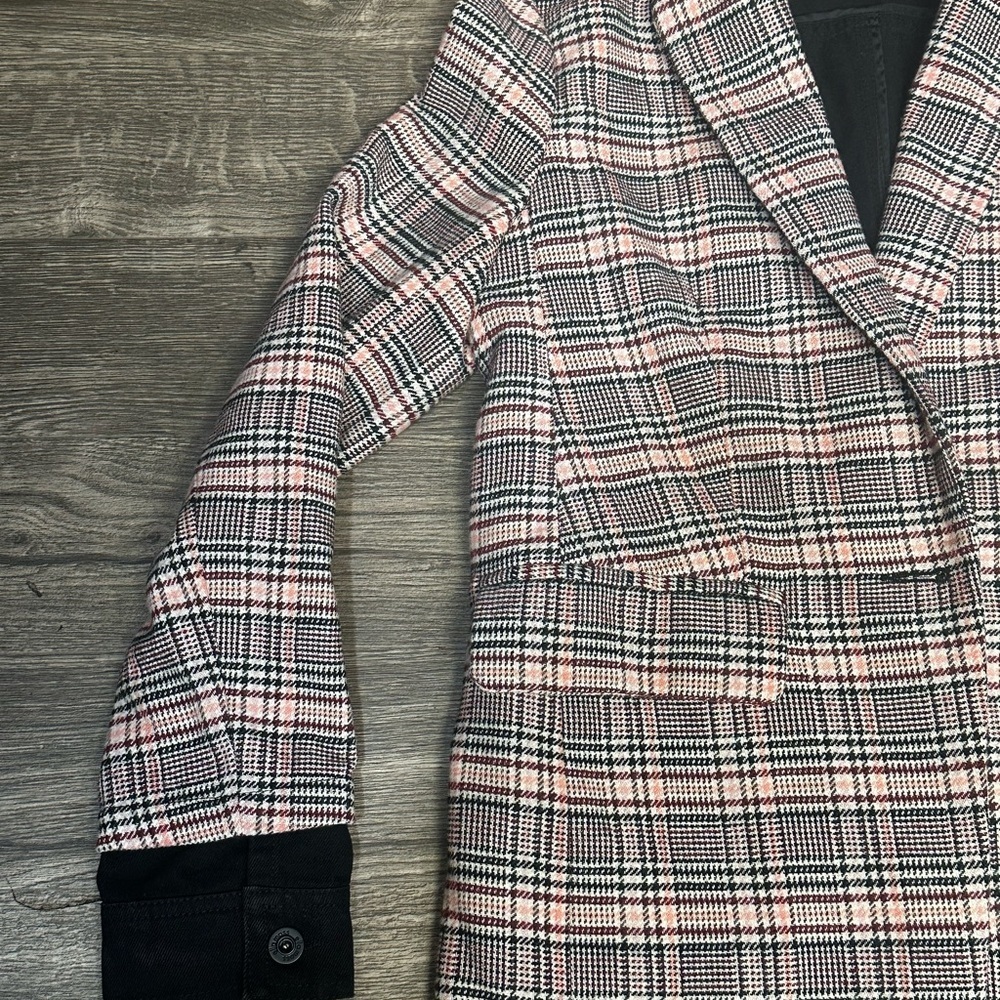 Ella Moss Multicolor Plaid Blazer - Picture 8 of 11